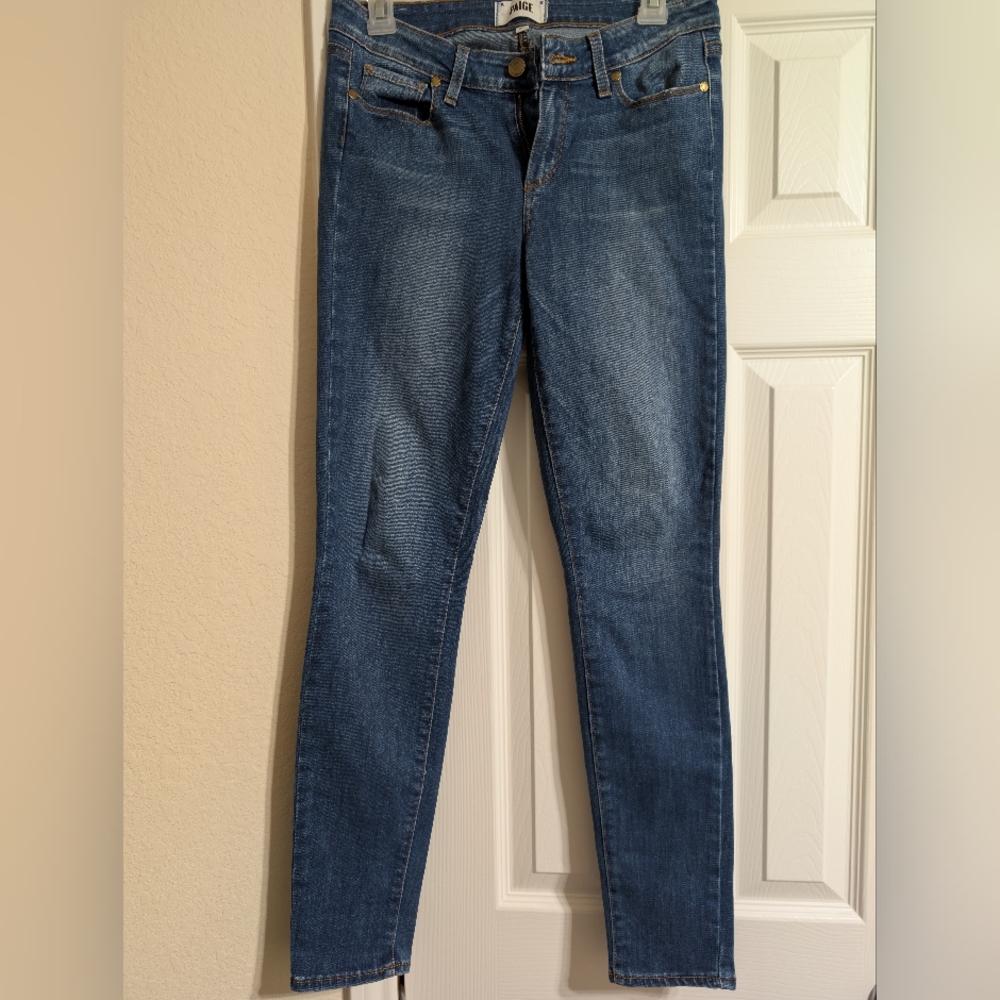 EUC•PAIGE Verdugo Ultra Skinny Five Pocket Women's Jeans•92% Cotton•Size 28👖